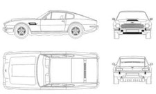 Aston_Martin_V8 Blueprint