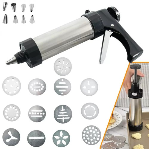Stainless steel 22pcs biscuit - steel,