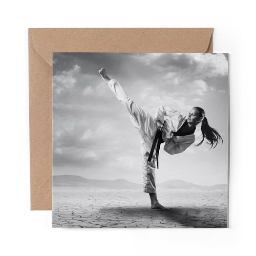Blank greeting card - x,
