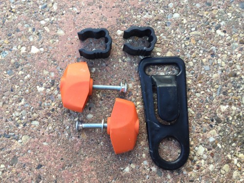 Frame bolts and cable tidys - frame,