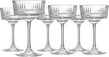 Vintage Coupe Glasses Set of 6