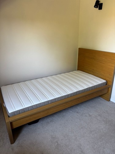 Ikea malm single bed - single, oak