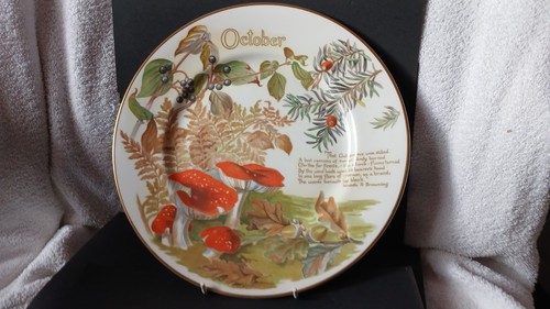 October calendar plate by - calendar,