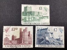 GB 1988 QEII Castles-part set