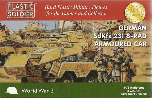 Plastic soldier sd kfz - 1/72,