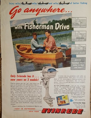1949 evinrude boat motor - 1949,