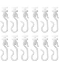 White shower curtain track - white,