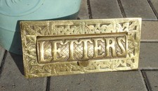 (#1605) old brass metal  heavy