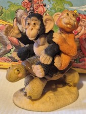 Cheely Monkeys Figurine Ornament