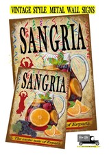 Vintage Style Sangria Metal