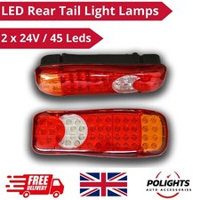 Rear Tail Led Lights 24v 2x