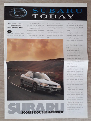 Subaru today newspaper - subaru,