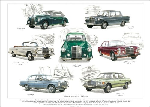 Classic mercedes saloons - mercedes,