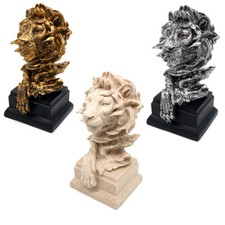 Lion Sculpture Statue Ornament Creative Decor Household Resin Artwork Gift