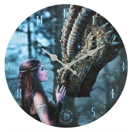 Wall clock mythical dragon - wall,