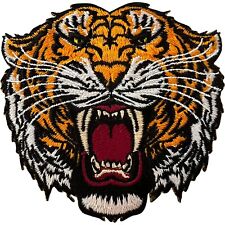 Tiger Embroidered Patch Iron