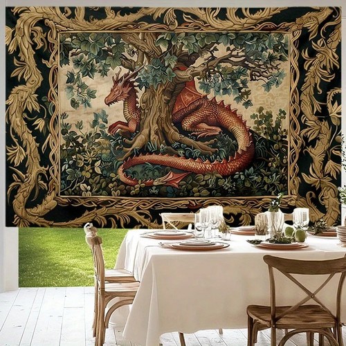 Tapestry medieval decorative - tapestry,