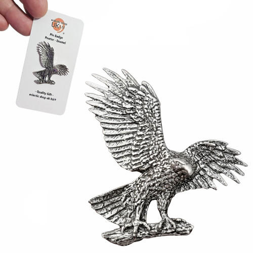 Harris hawk pin pewter - harris,