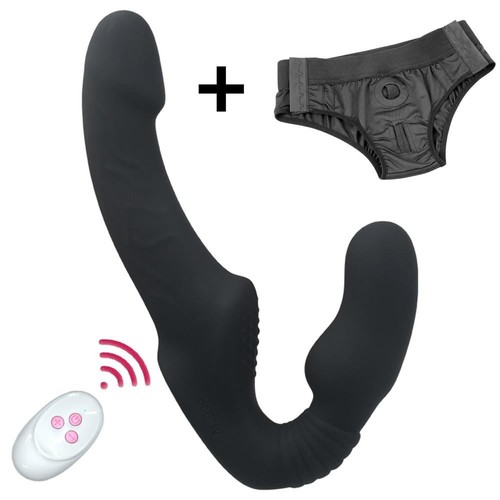 Vibrating strapless strap - vibrating,