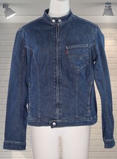Levi’s Engineered Twisted Twist Twister Vintage Y2K Cafe Racer Jacket Denim MED