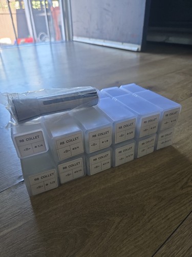 12pc collet set 7 - 12pc, 1/8"-7/8"