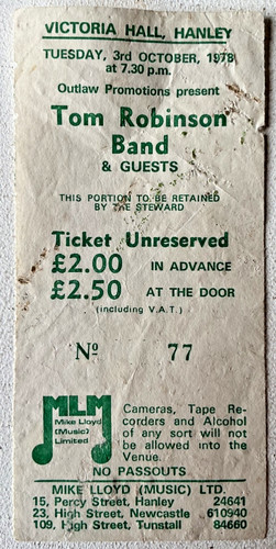 Tom robinson band political - tom,