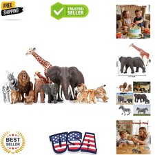 Safari Zoo Animals Figures