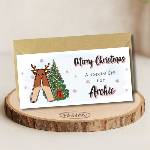 Personalised christmas money - personalised,