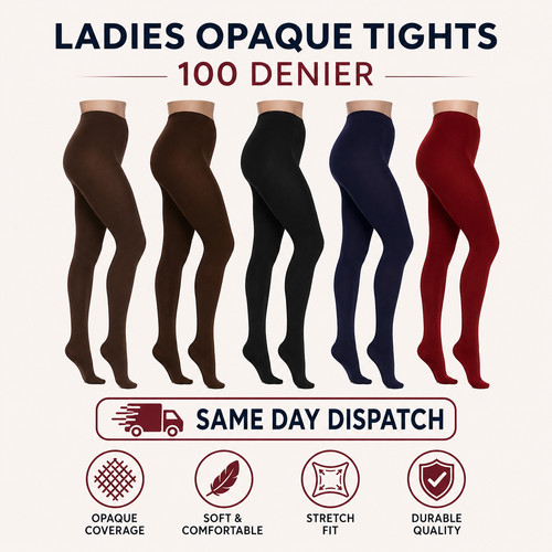 Ladies opaque tights 100 - ladies,