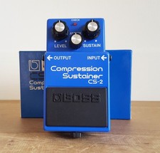 Boss CS-2 Compression Sustainer Compressor Guitar Pedal Made in Japan 1984