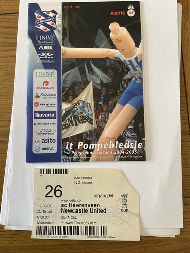 Heerenveen newcastle united - v,