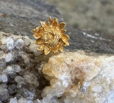 ASPREY Sunflower Stud Single