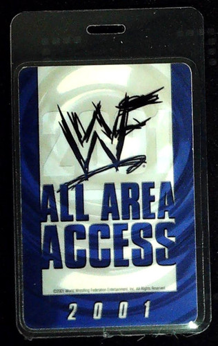 Wwe all area access laminated - wwe,