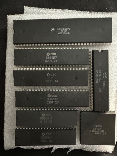 Commodore amiga set chips - amiga,