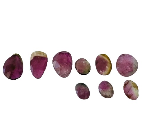 Natural faceted watermelon - natural,