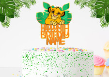 Lion King Themed Cake Topper