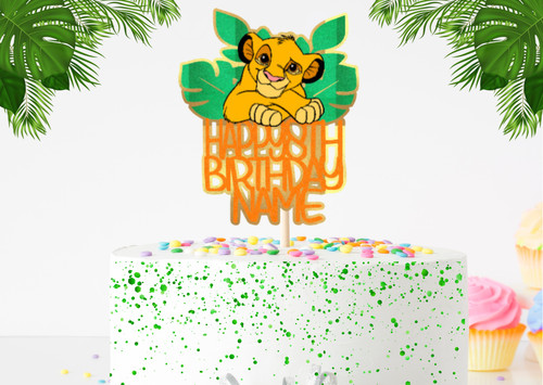 Lion king themed - lion, topper