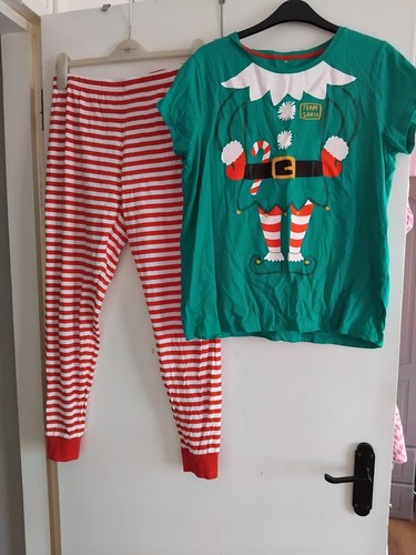 Mrs elf christmas pyjamas - christmas, 12