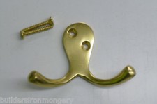 SOLID BRASS DOUBLE ROBE HAT