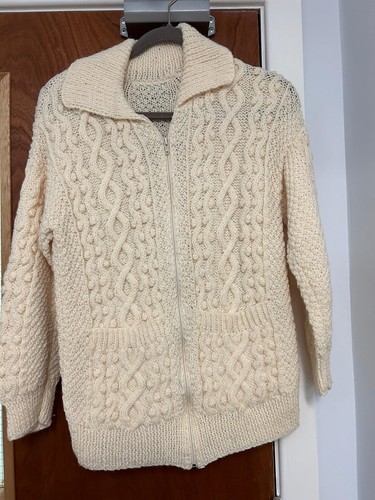 Handmade aran cardigan ladies - aran,