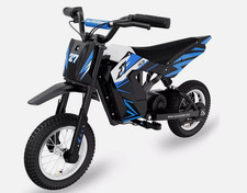 RCB R9X Electric Kids Motorcycle 300W 15KM Long Range 36V Battery Blue Dirt Bike