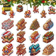 36Pcs Christmas Wooden