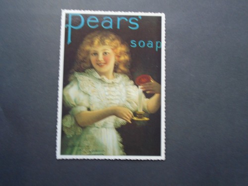 Advertising card pears soap - ,