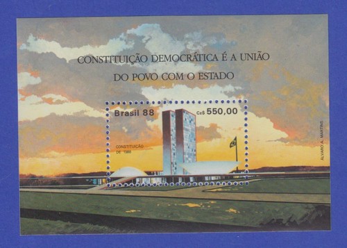 Brazil 1988 block - 75, **