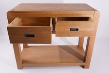 Anacapri oak console table - anacapri,