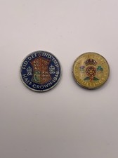 Colour Enamelled George VI