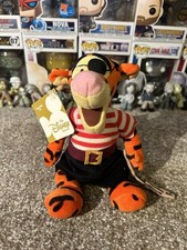 Vintage Disney Store Pirate Tigger 9" Bean Bag Plush