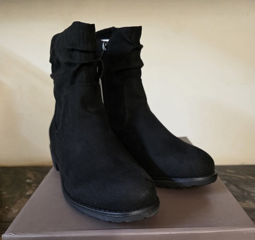 Pavers zipped black ankle - pavers,