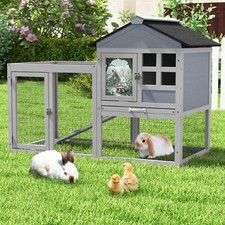 COZIWOW Wooden Rabbit Hutch