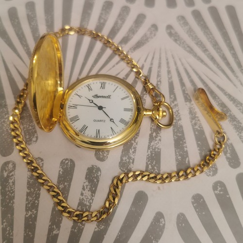 Vintage metal ingersoll pocket - vintage,